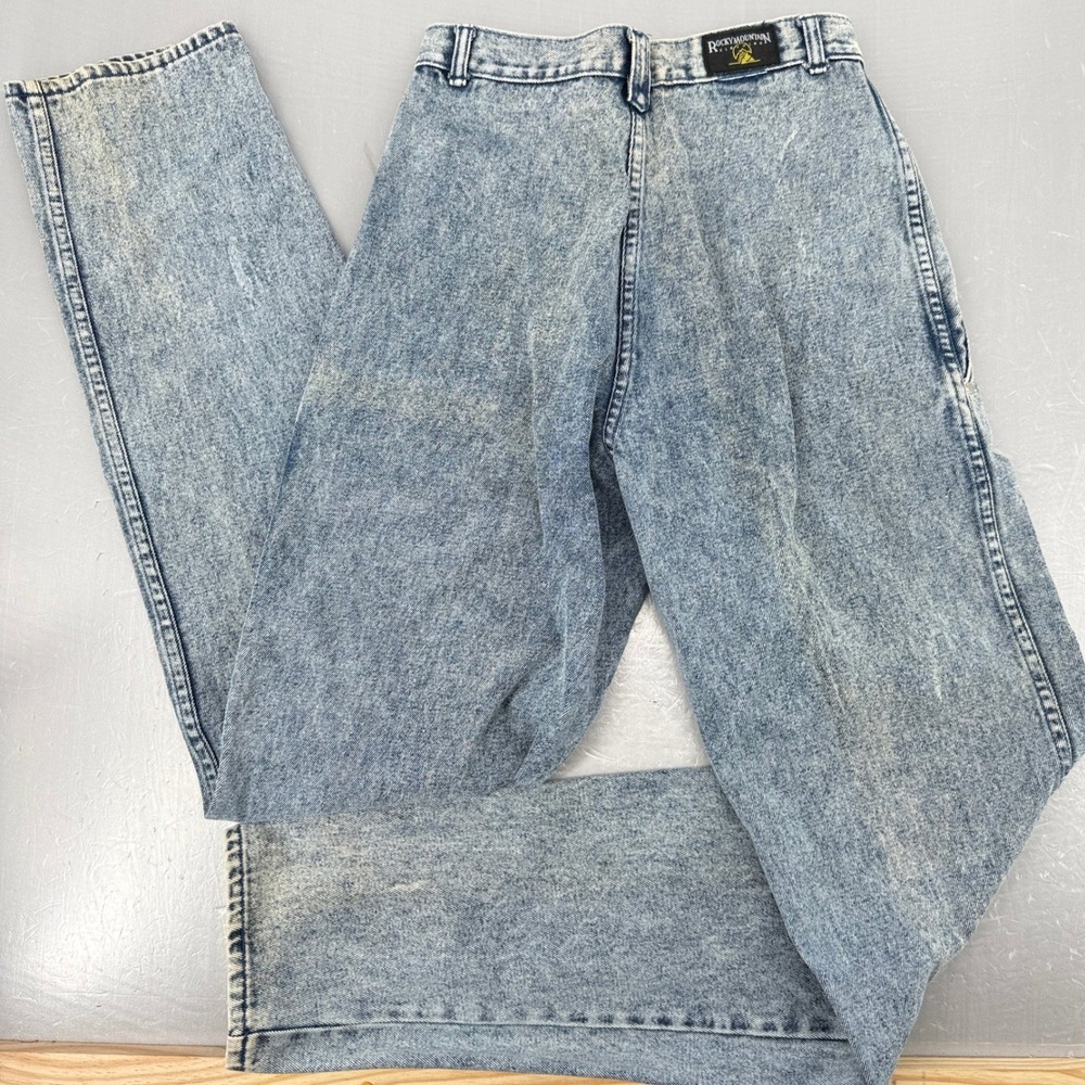 Rocky Mountain Clothing Vintage Acid Wash High Rise Western‎ Jeans Blue 30/11